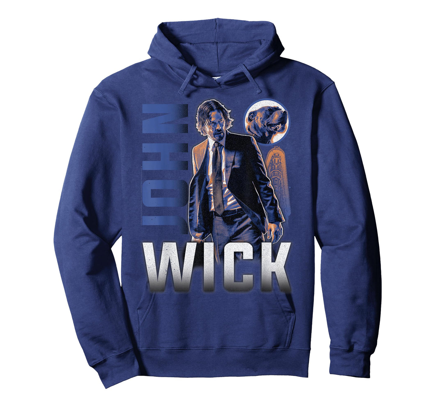 John Wick Modern Logo with John and Dog Action Movie Men Women T-Shirt