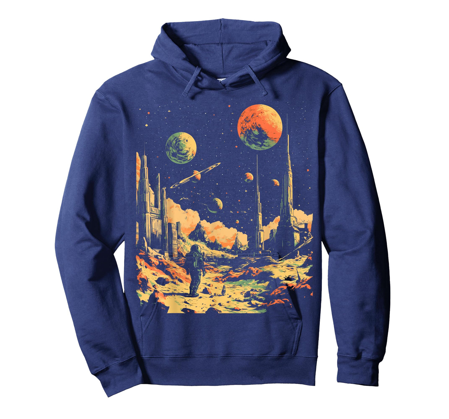 Space Galaxy Astronaut Alien Extraterrestrial UFO Sci Fi T-Shirt