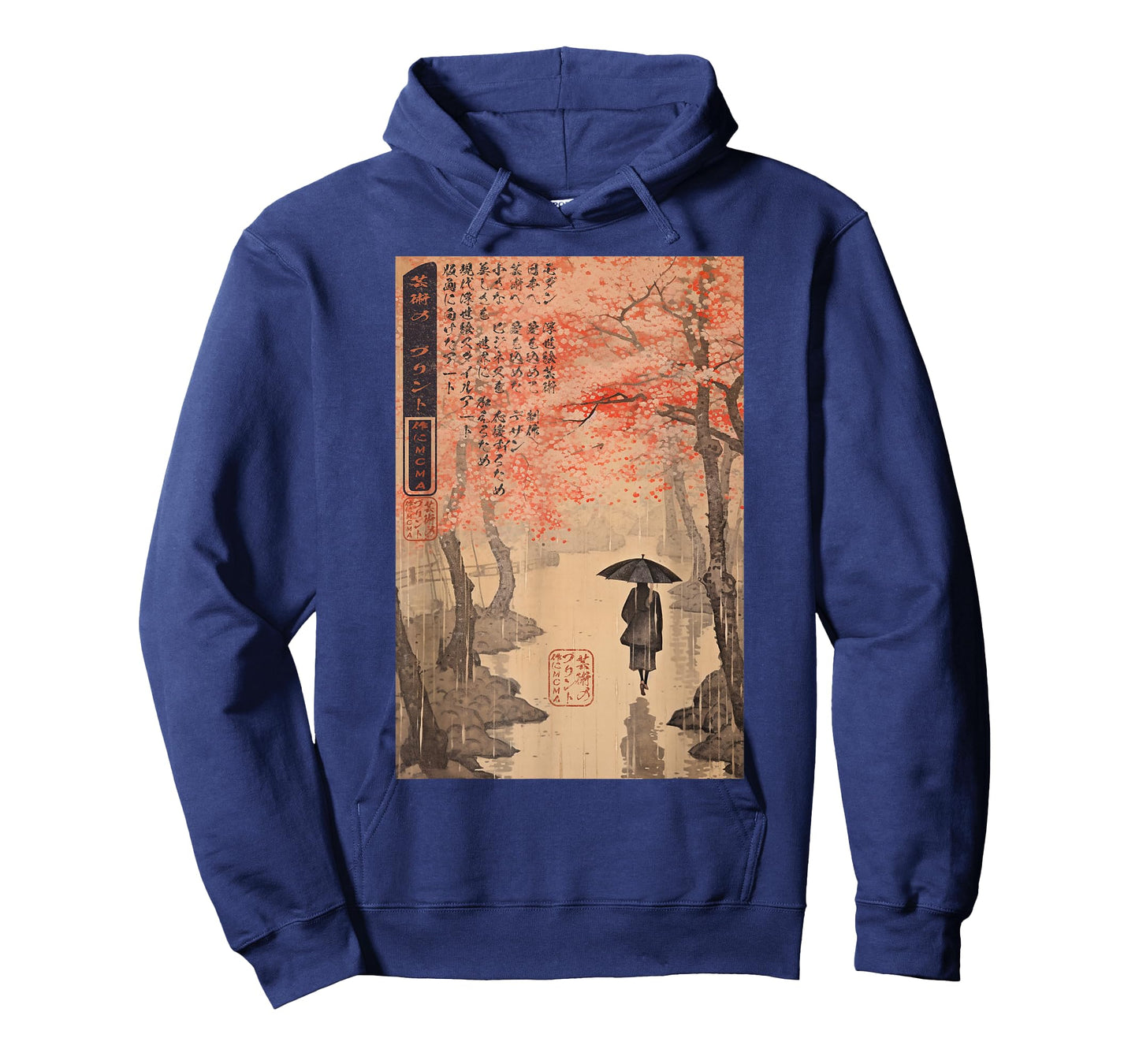 Ukiyo-e Eternal Tokyo Rain Japanese T-Shirt
