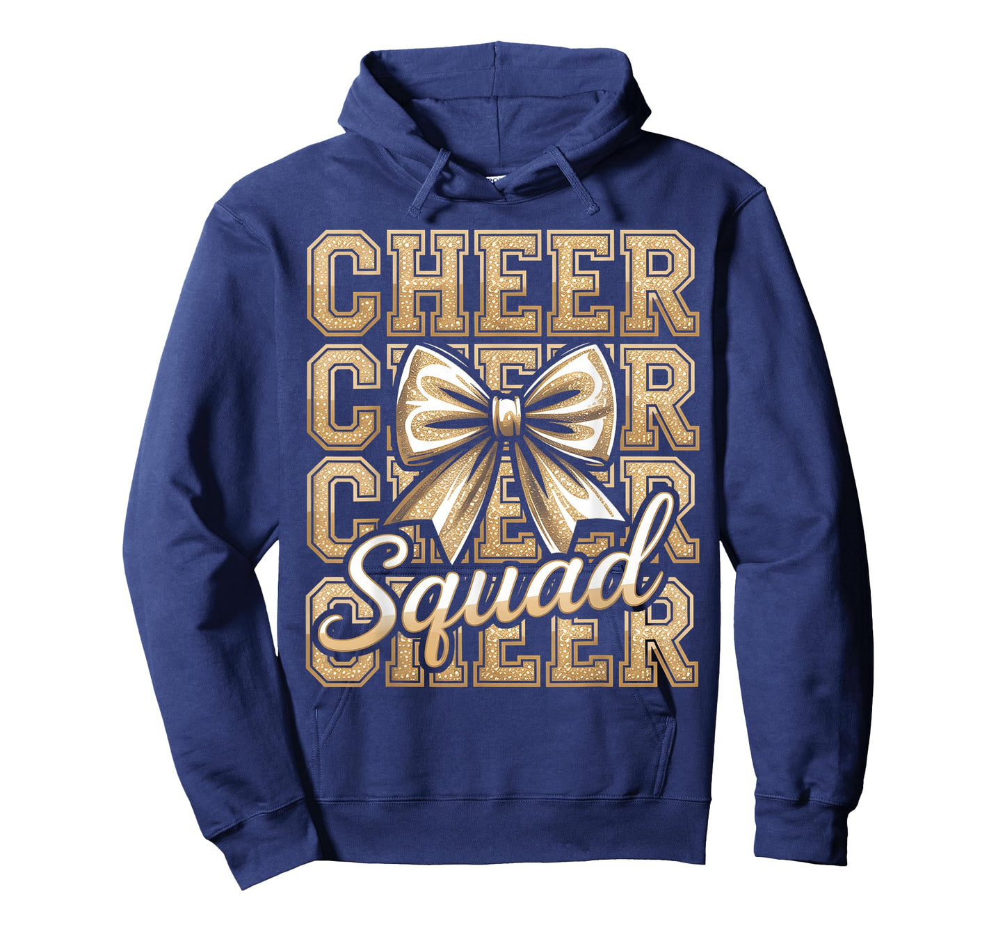 Cheer Squad Gold Funny Sport Cheerleader Cheerleading Team T-Shirt