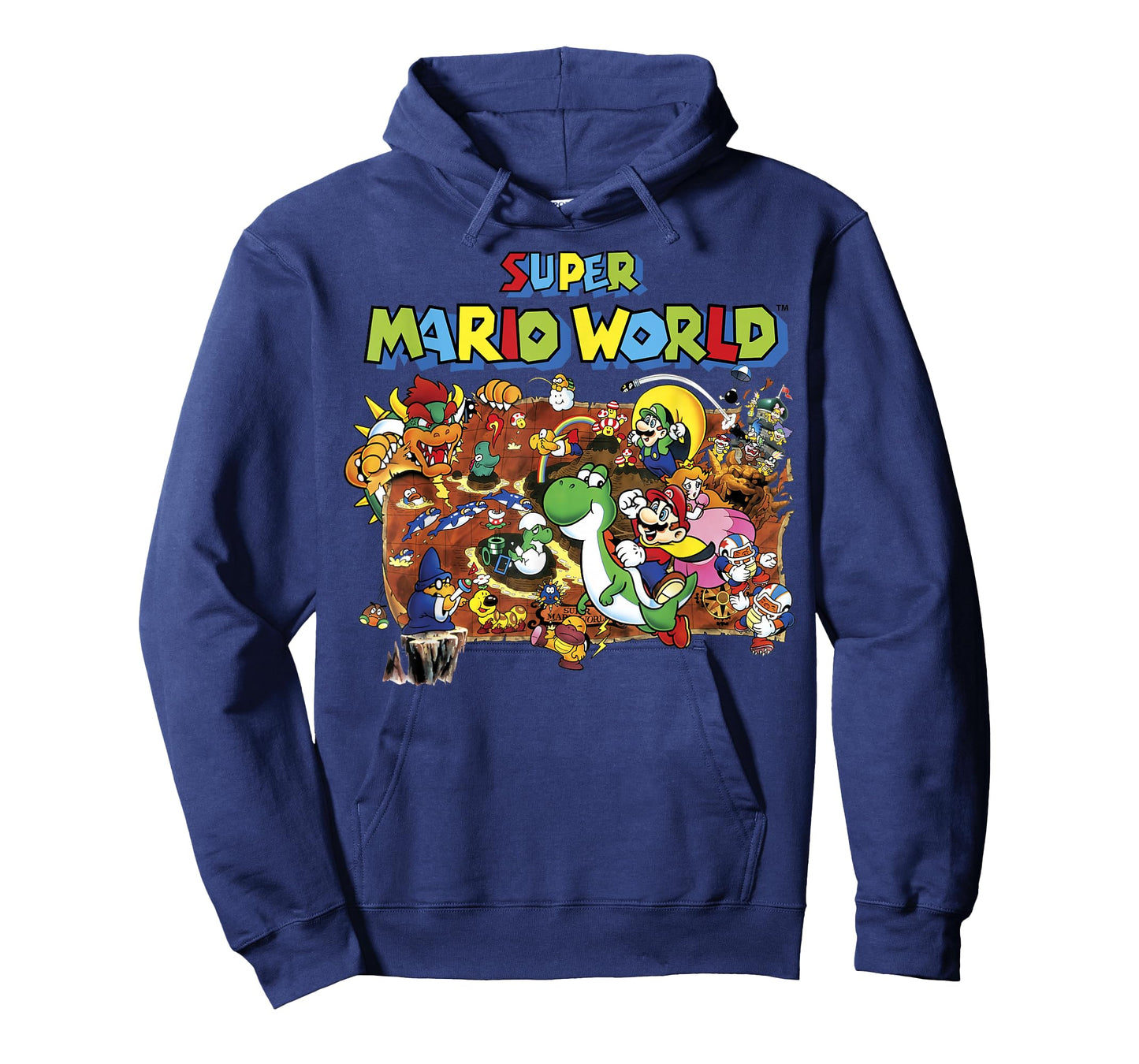 Super Mario World Retro Map Graphic T-Shirt T-Shirt