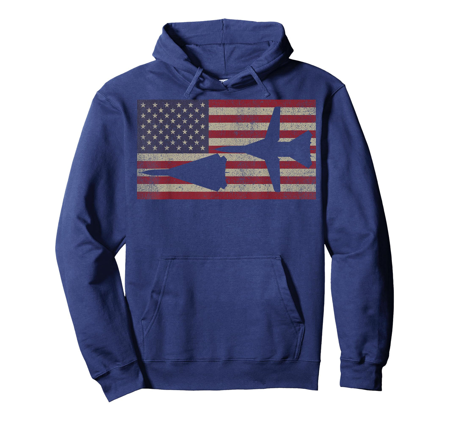 F-111 Aardvark Fighter Plane USA Patriotic Flag T-Shirt