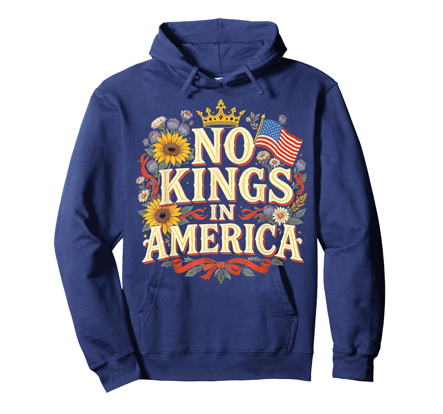 No Kings in America Liberty Pride Artwork T-Shirt