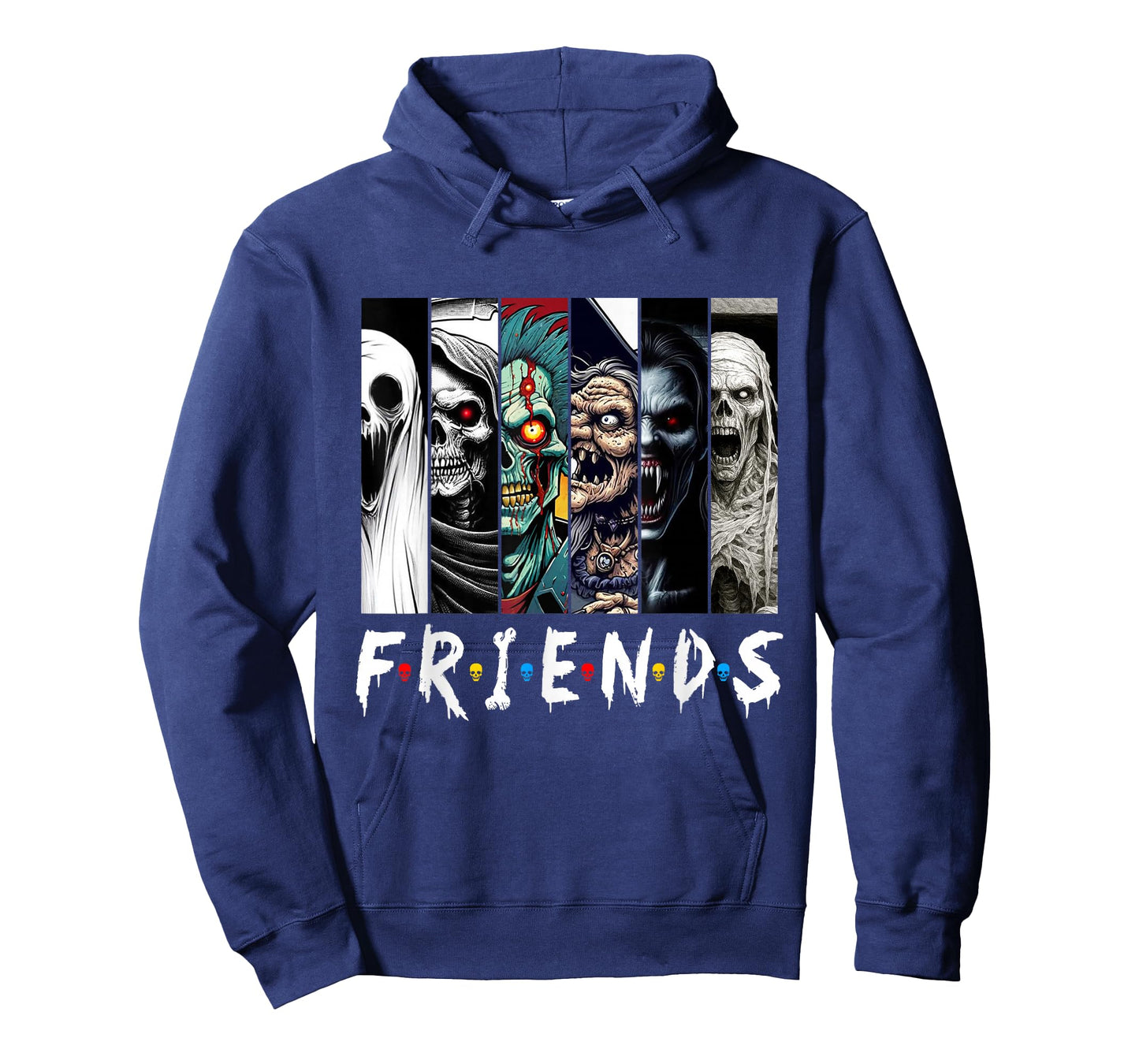 Horror Characters Friend Halloween Family Matching Scary T-Shirt