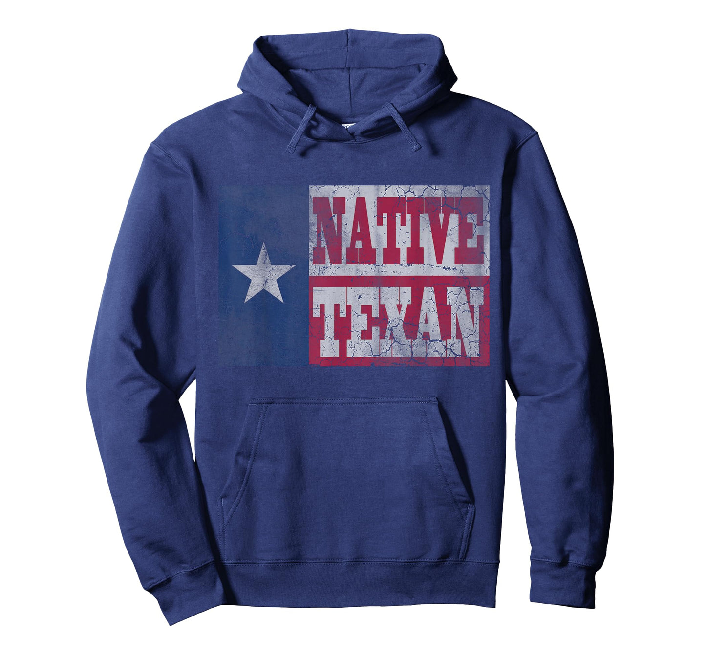 Native Texan Texas Flag Family Home Love Vintage Distressed T-Shirt
