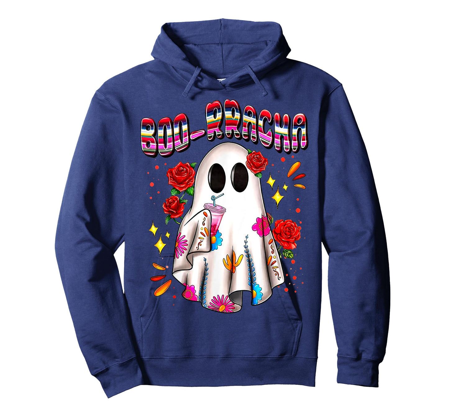 BOO-rracha Serape Ghost, Mexican Serape Ghost Halloween T-Shirt