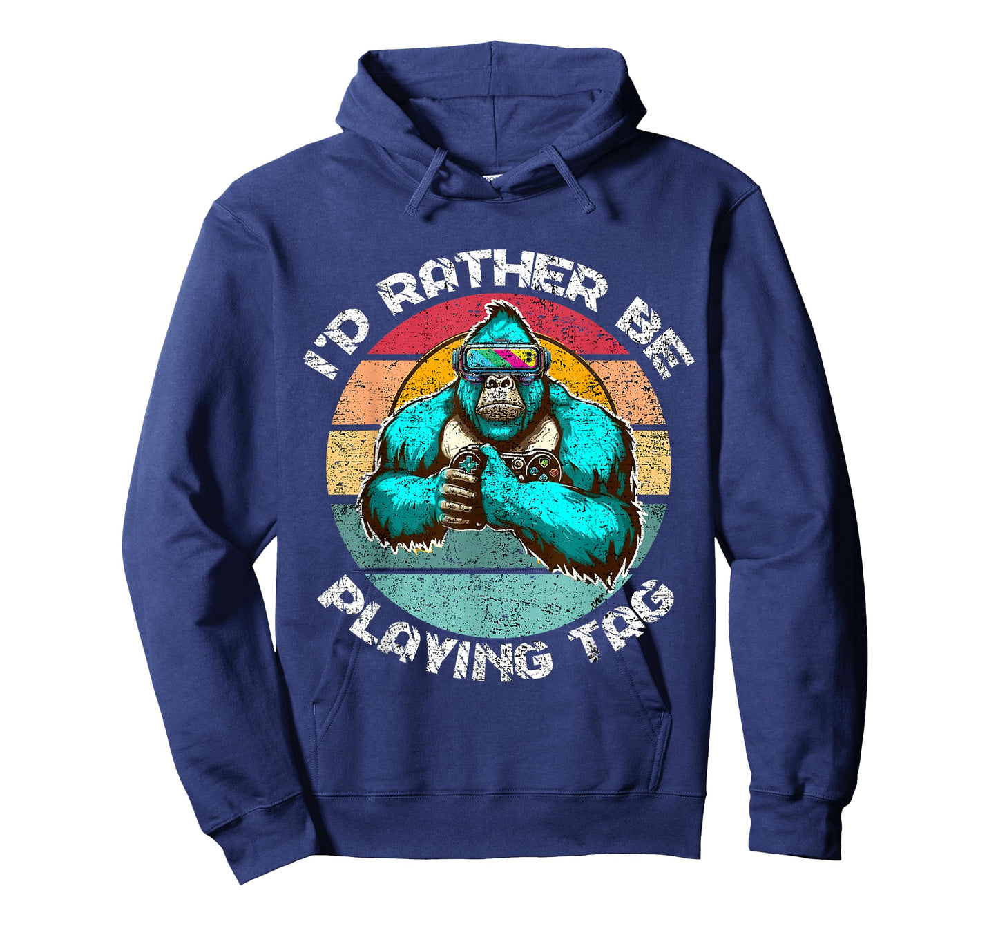 I'd Rather Be Playing Tag Gorilla Monke Tag Gorilla VR Gamer T-Shirt