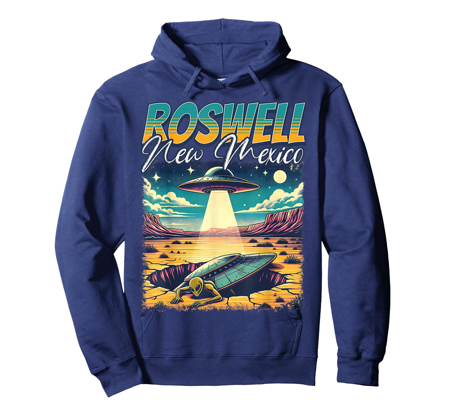 Roswell New Mexico 1947 Alien Abduction UFO Crash Vintage T-Shirt