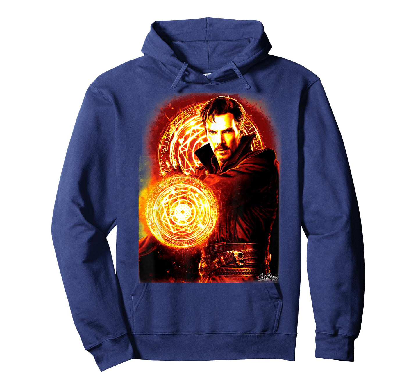 Marvel Infinity War Dr. Strange Fire Symbol Graphic T-Shirt T-Shirt