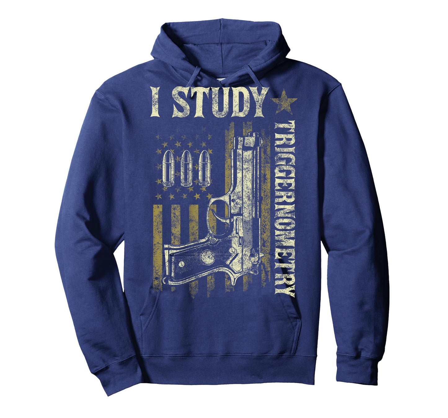 I Study Triggernometry Funny Pro Guns Trigonometry Math Gift T-Shirt