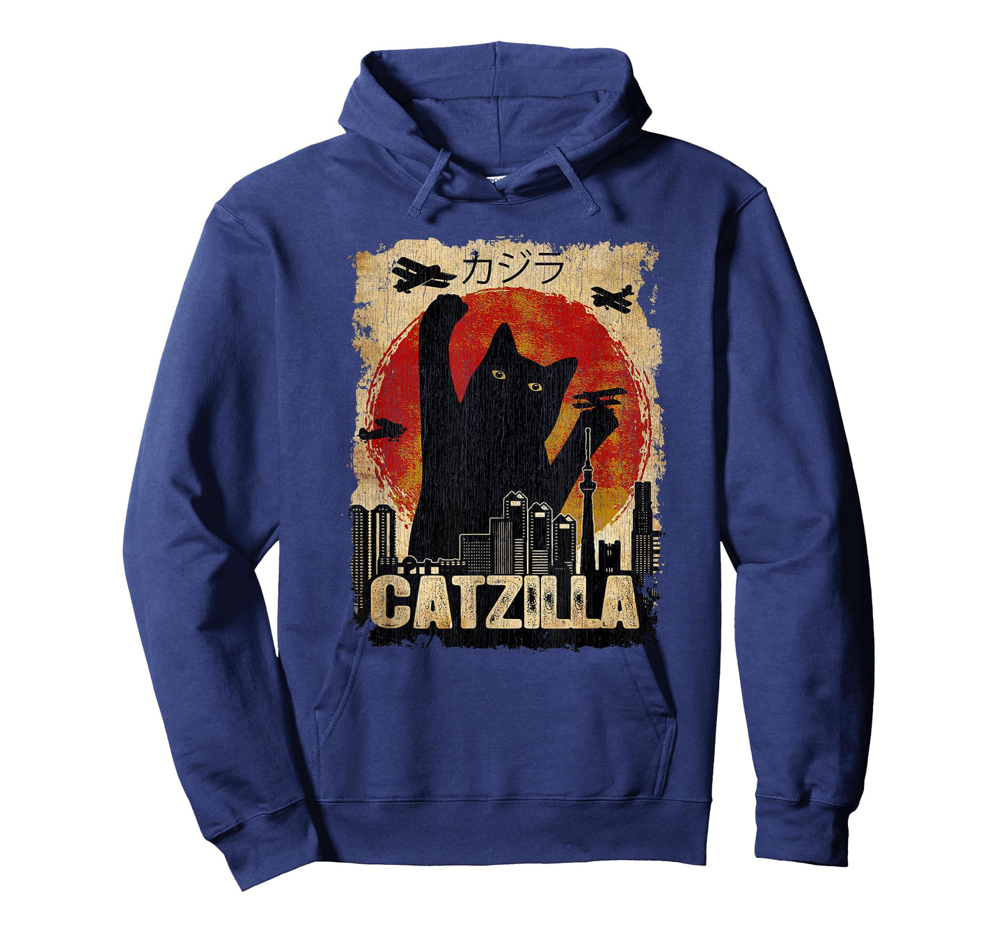 Vintage Catzilla - Funny Kitten and Cat T-Shirt