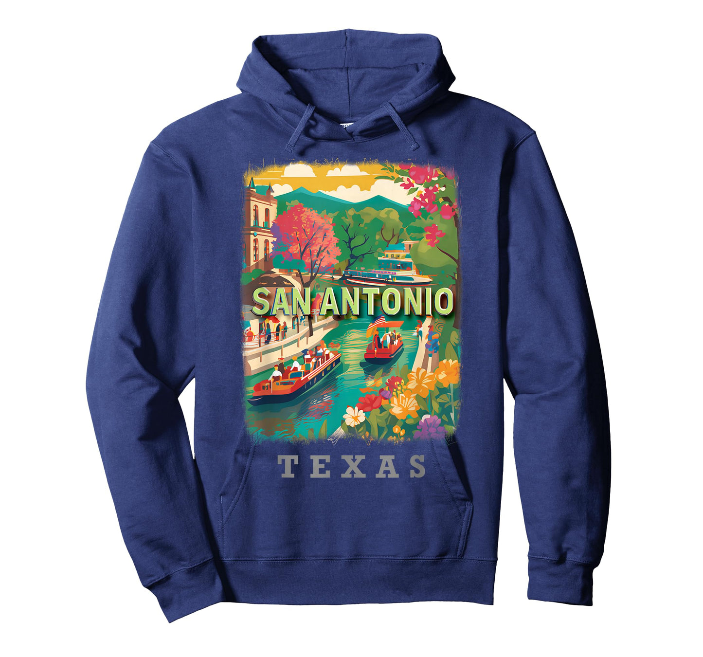 San Antonio Texas TX Riverwalk Delight SD789 T-Shirt