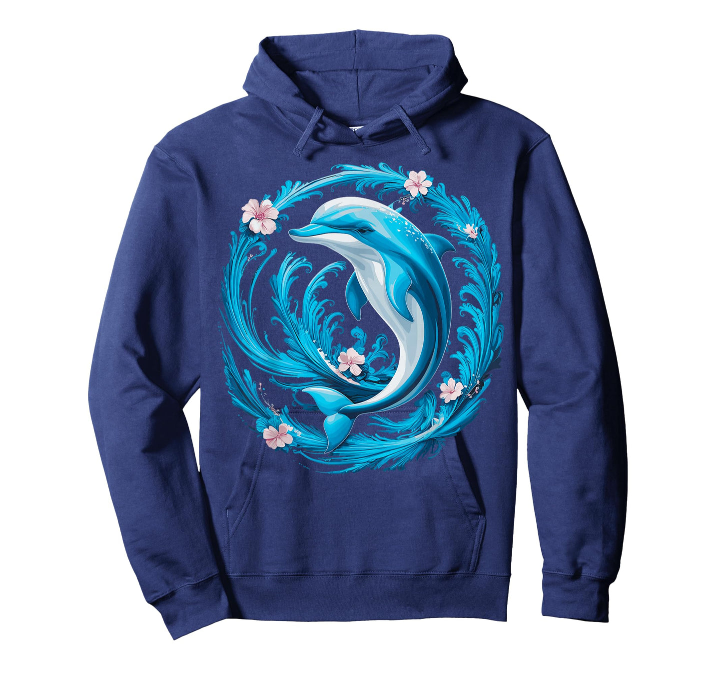 Cute Dolphin Floral T-Shirt