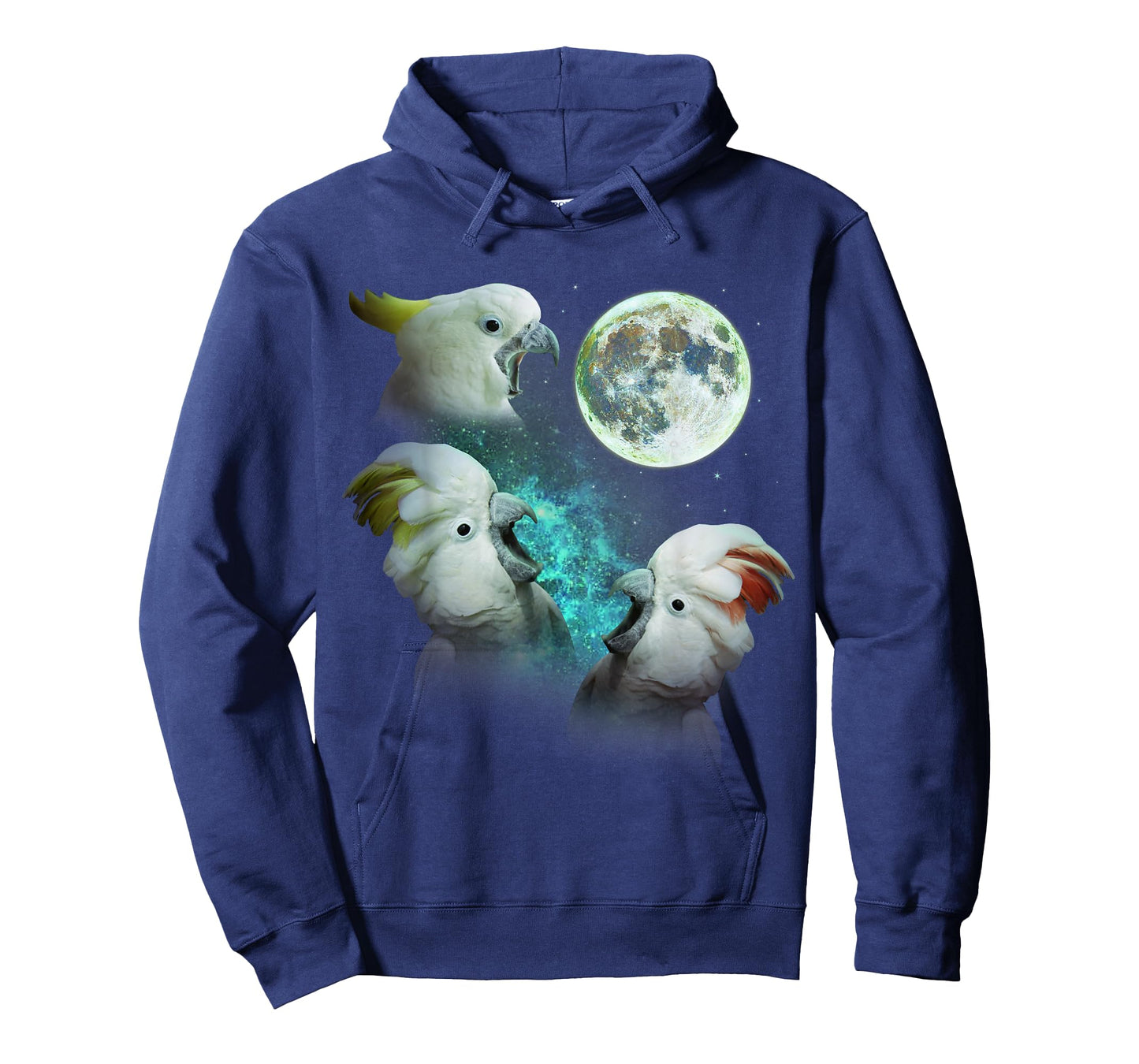Three Cockatoos Howl At Moon 3 Wolf - Wolves Parody T-Shirt