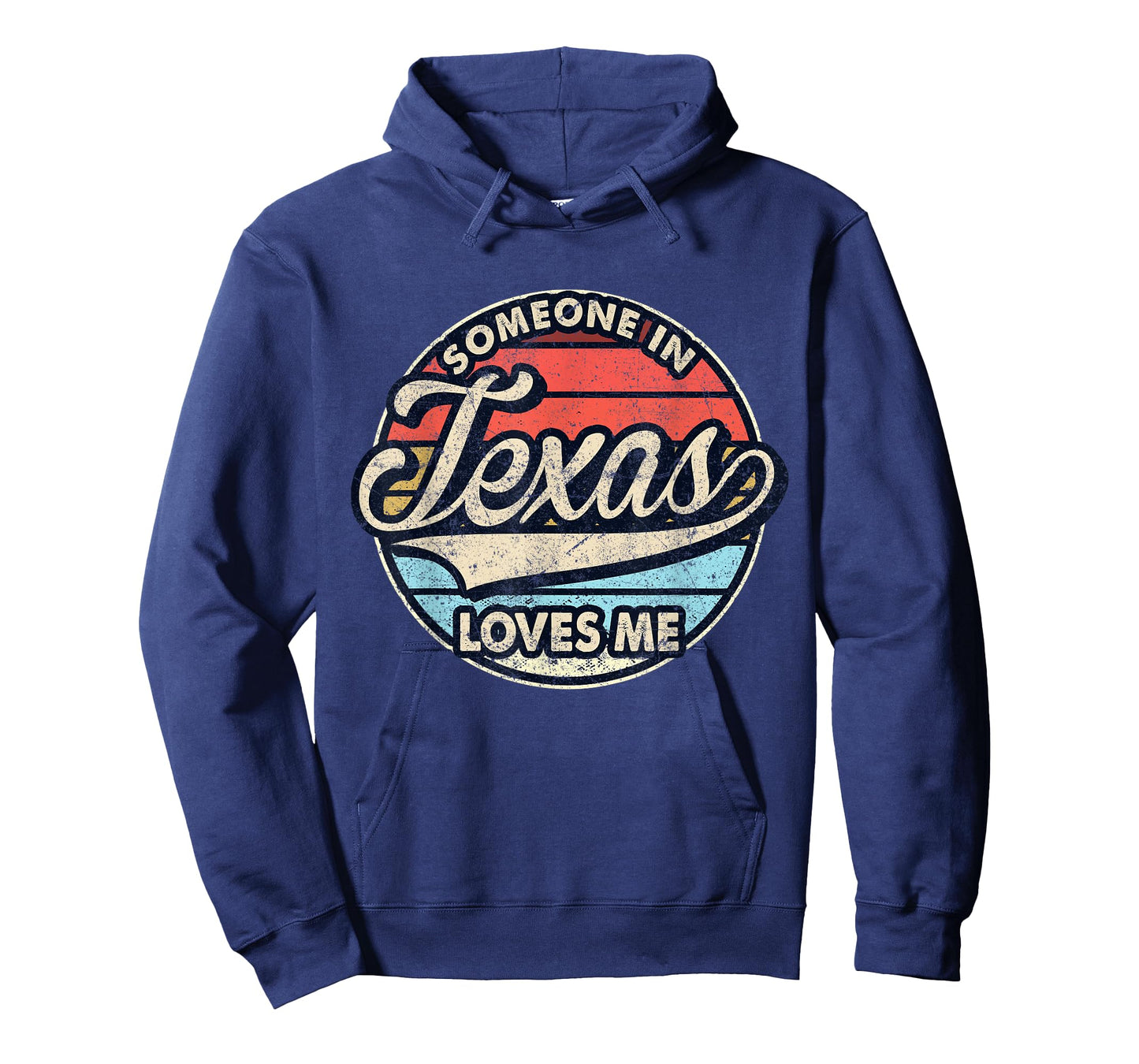 Someone in Texas Loves Me US State Cool Retro T-Shirt