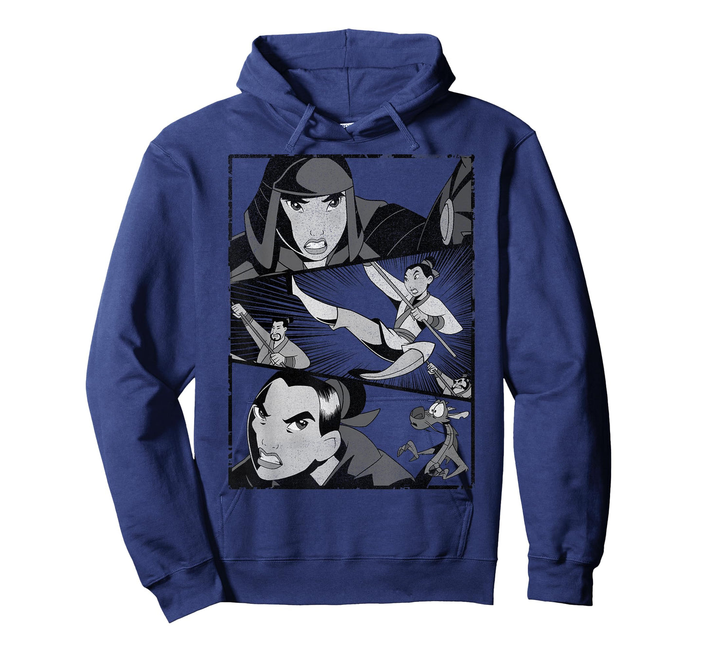 Disney Mulan Angry Warrior Princess Panel T-Shirt