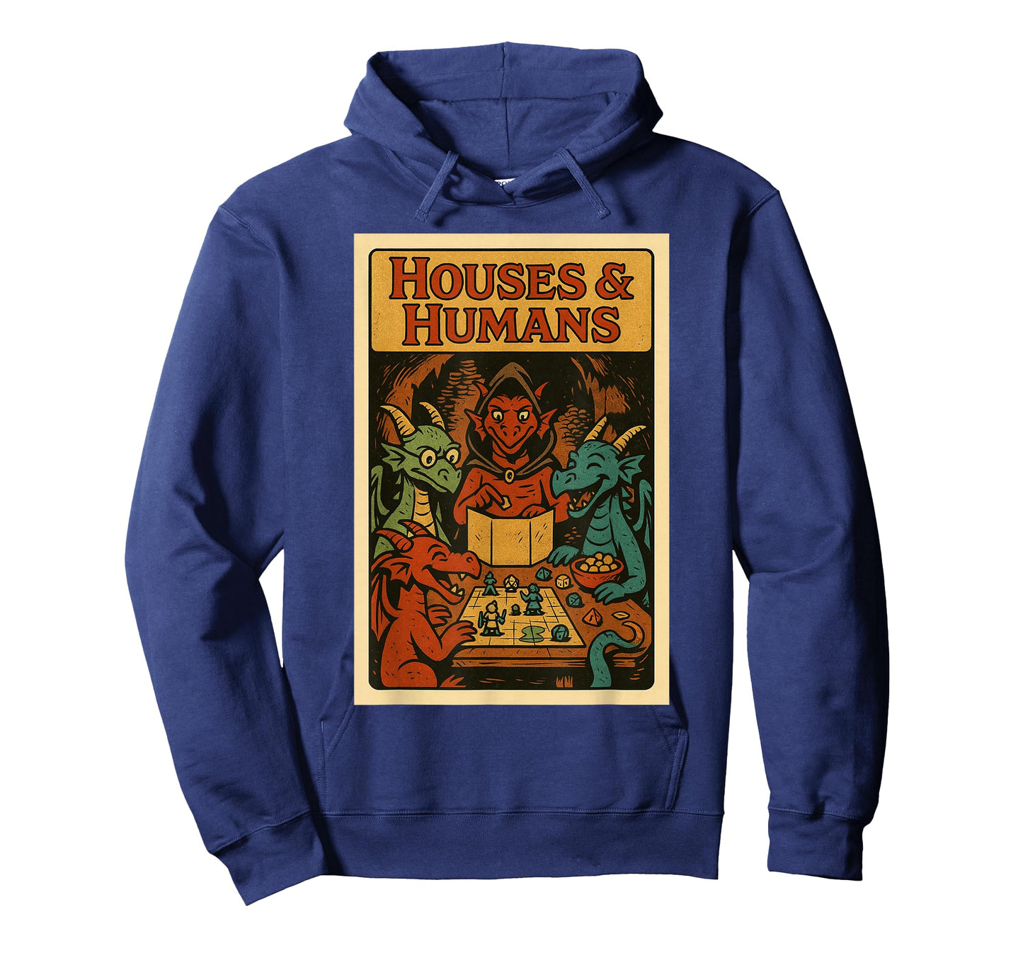 Houses and Humans Funny RPG Gamer Nerd Gaming Men Women Boys T-Shirt