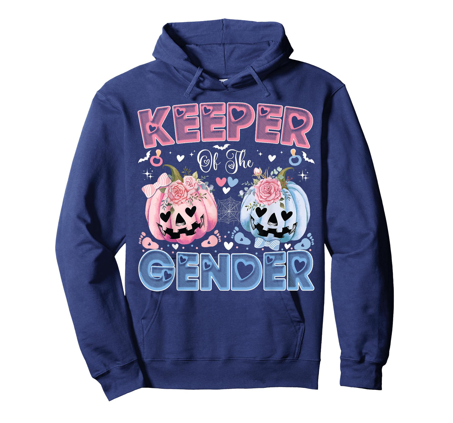 Keeper Of The Gender Pumpkin Halloween Baby Gender Reveal T-Shirt
