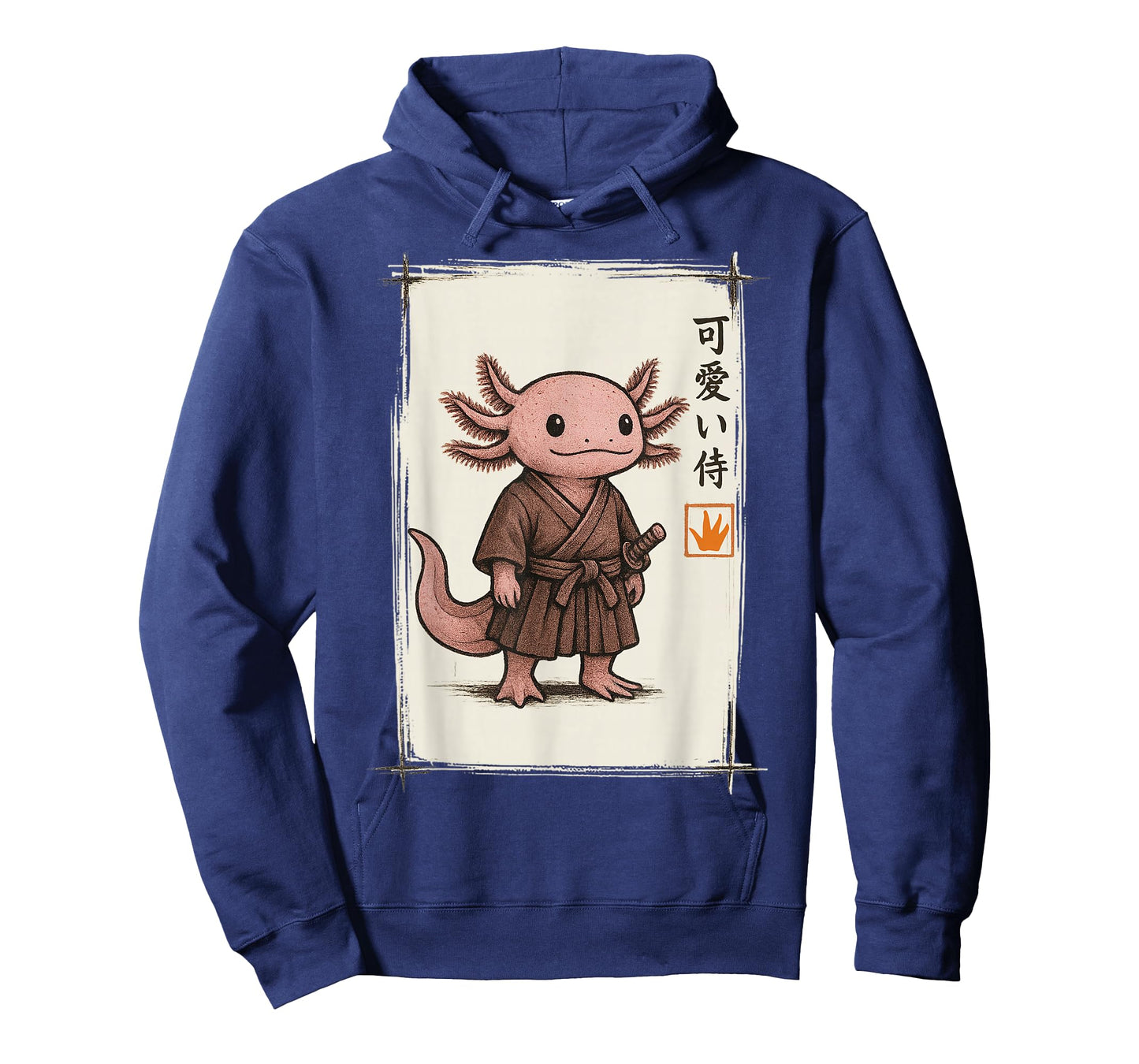 Samurai Axolotl Japanese Art Anime Funny Gifts Men Women Kid T-Shirt