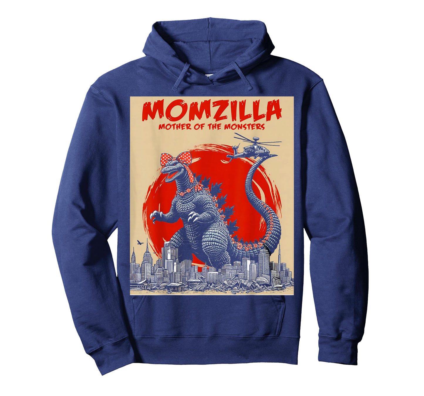 Momzilla Mother Of Monsters Retro Vintage Mama Mother's Day T-Shirt