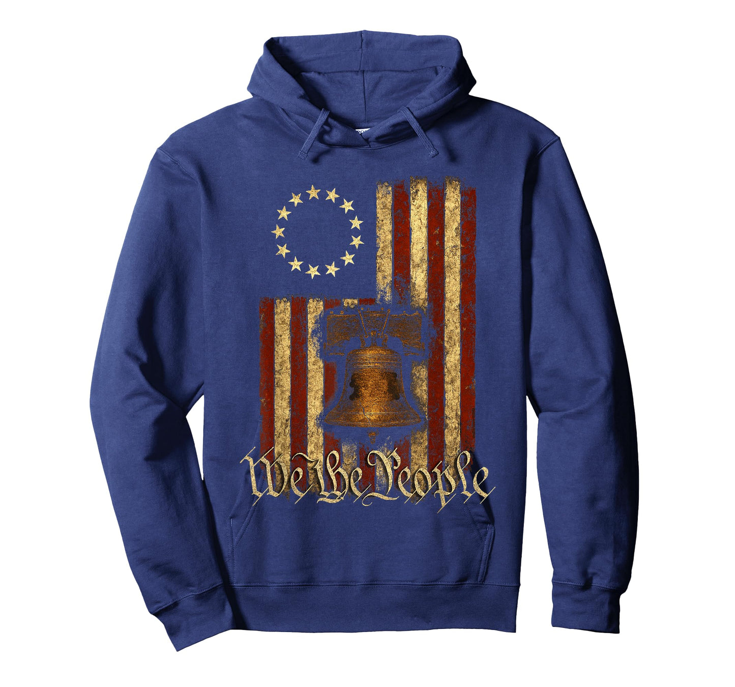 Patriotic USA Betsy Ross Flag Liberty Bell We The People T-Shirt