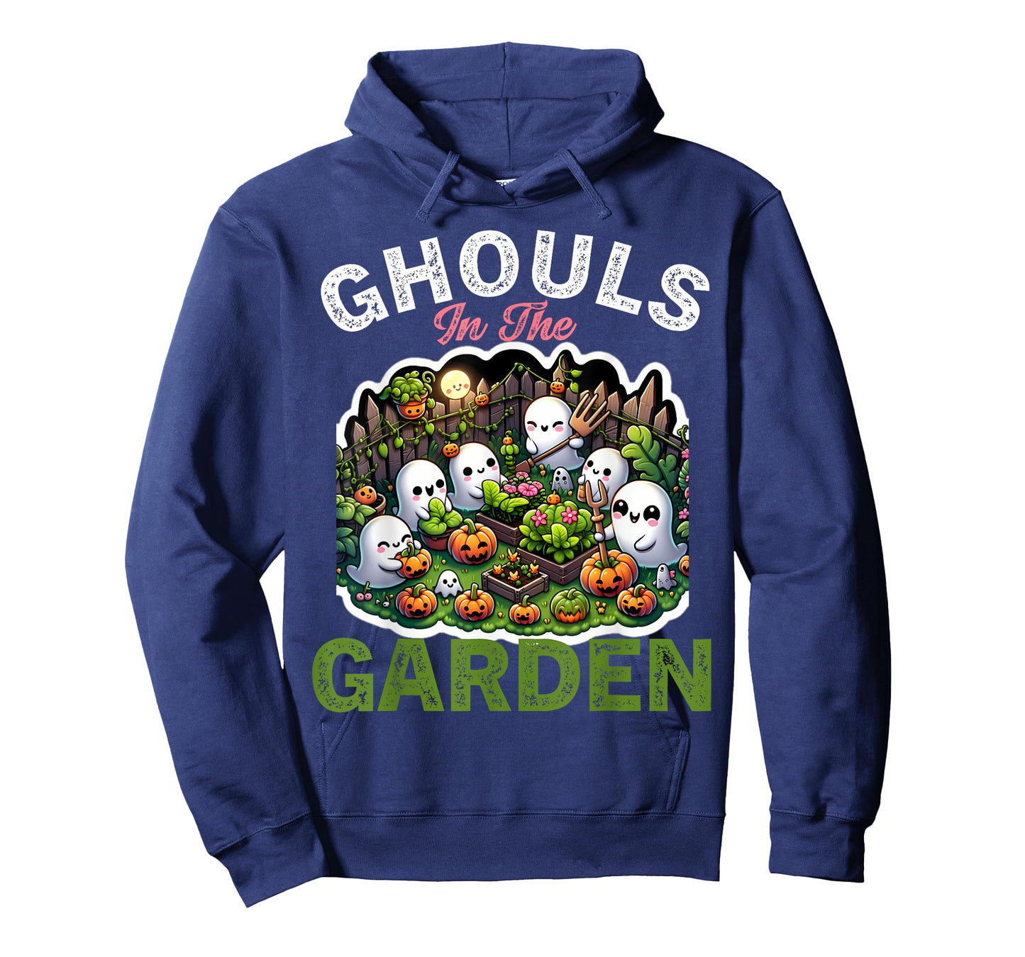 Ghouls in the Garden Spooky Halloween Ghost Gardening T-Shirt