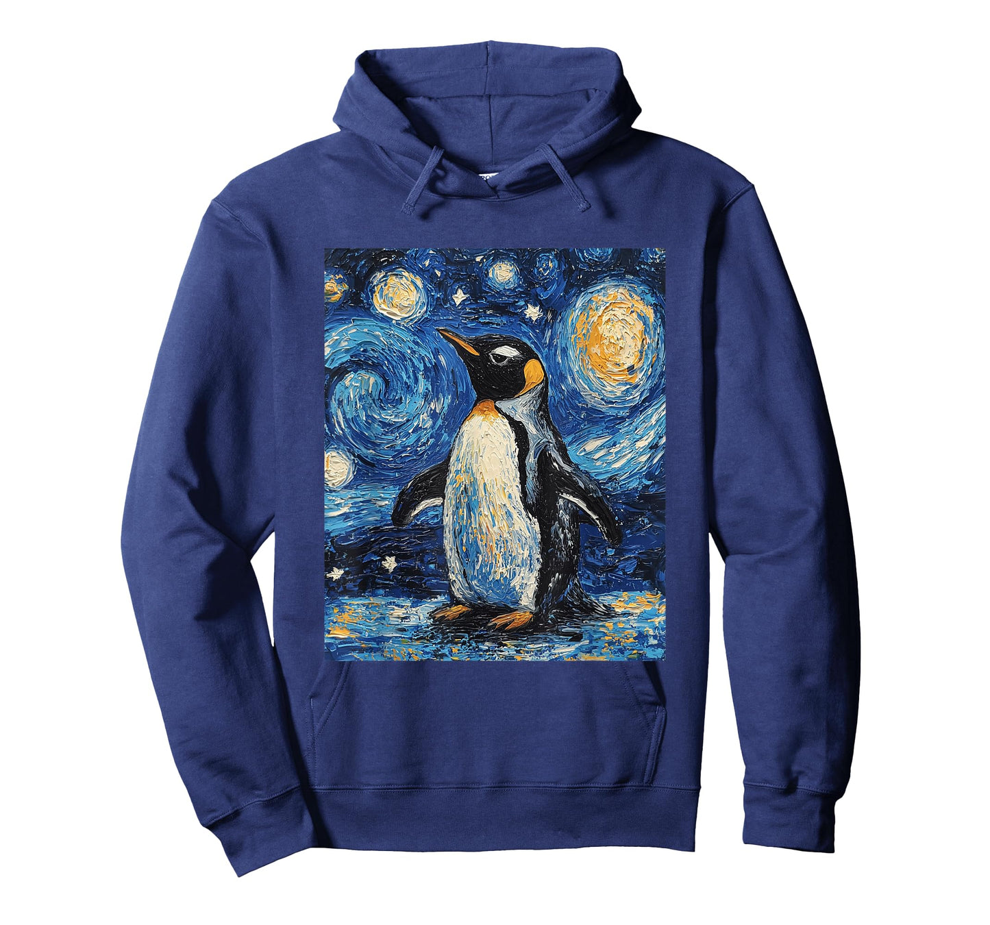 Penguin Bird - Van Gogh Style - Starry Night T-Shirt