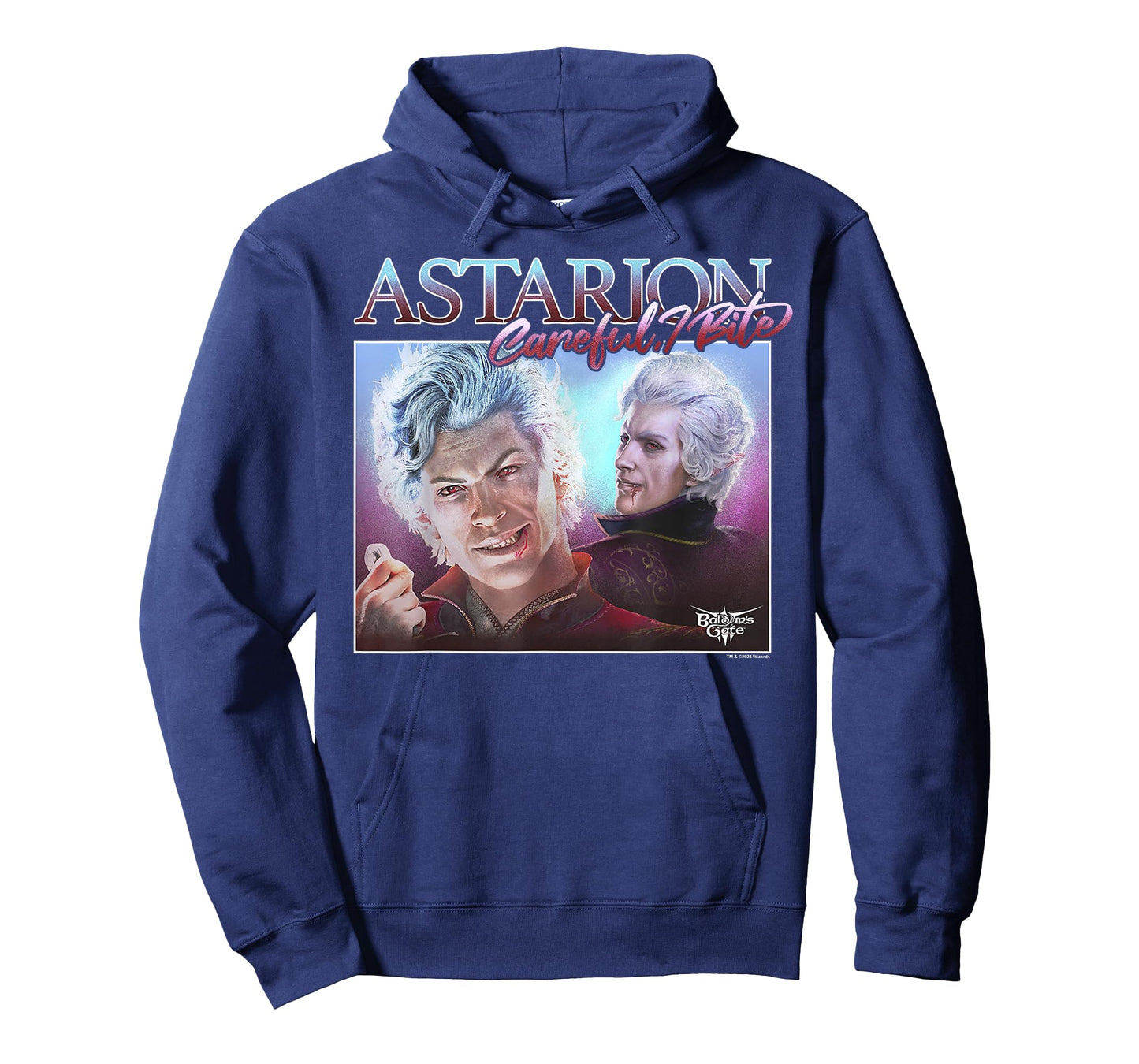 Dungeons & Dragons Careful I Bite Astarion Portrait T-Shirt