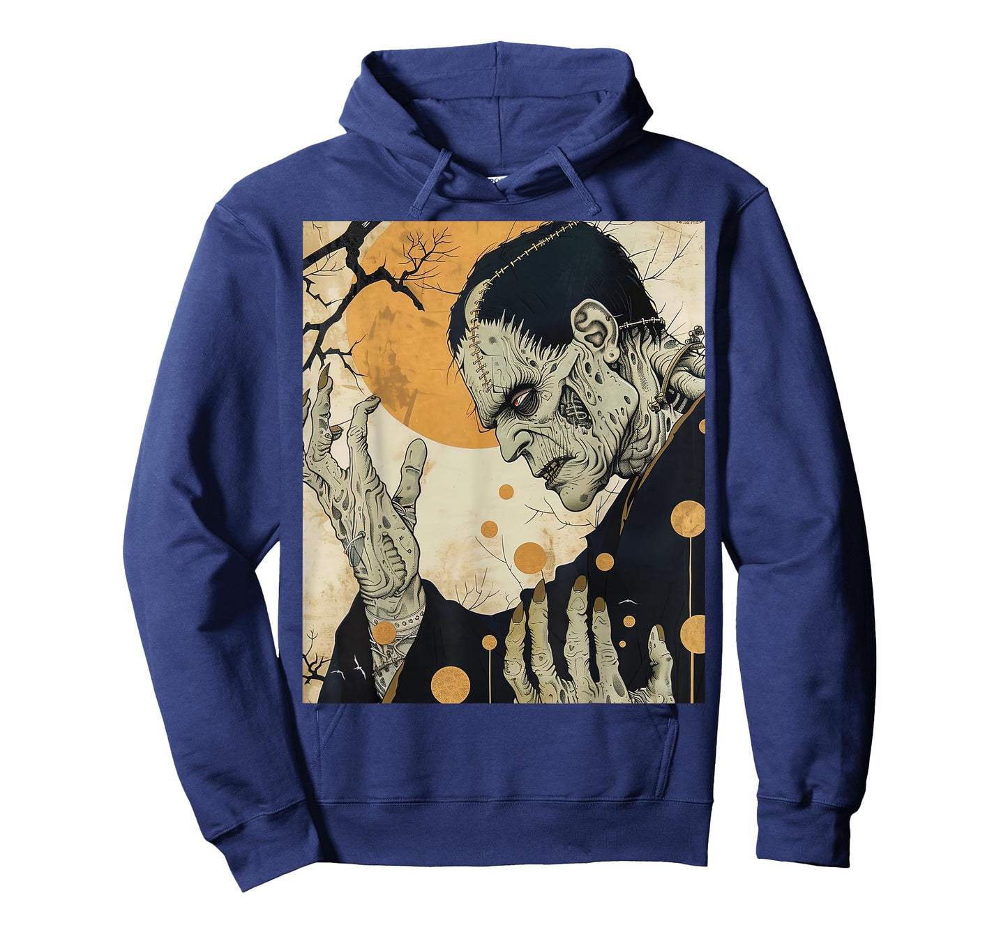 Frankenstein Horror Halloween Retro Vintage T-Shirt