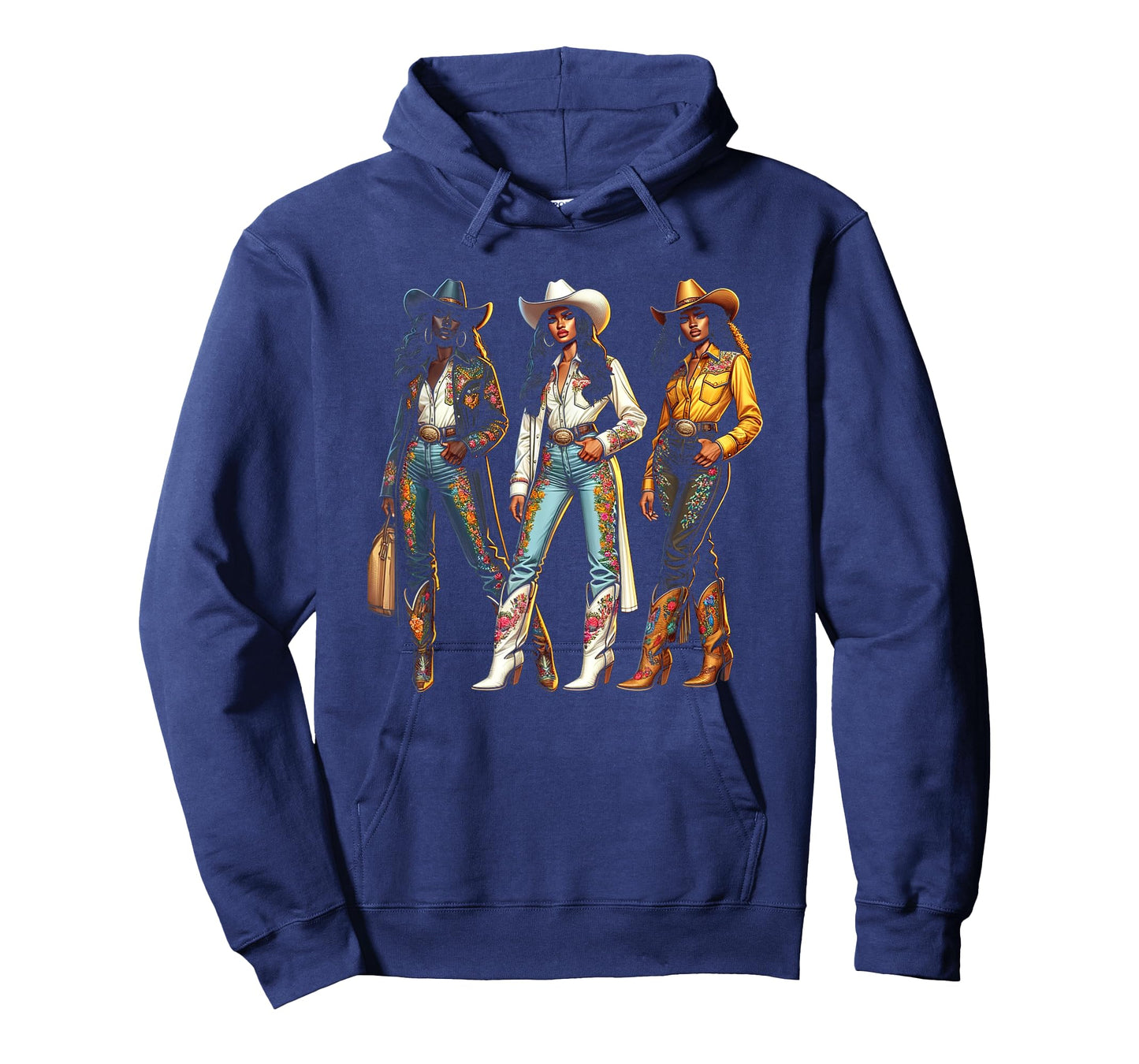 Black Cowgirl Western Rodeo Melanin Black History Texas T-Shirt