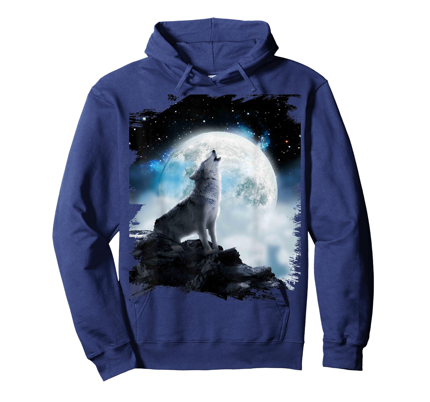 Cosmic Space Wolf Wolves Howling At Moon T-Shirt