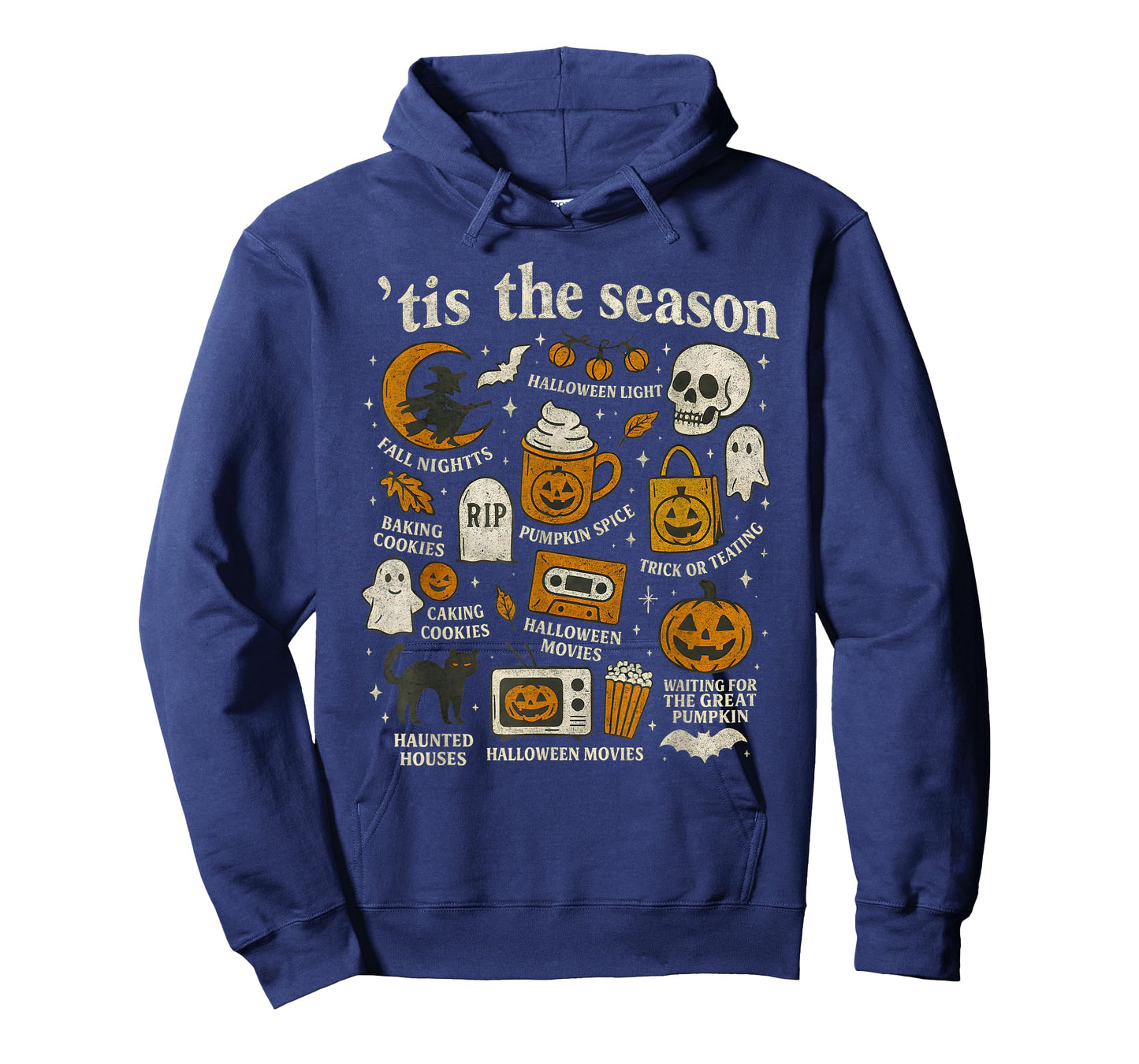 Tis The Season Halloween Icons Fall Design T-Shirt