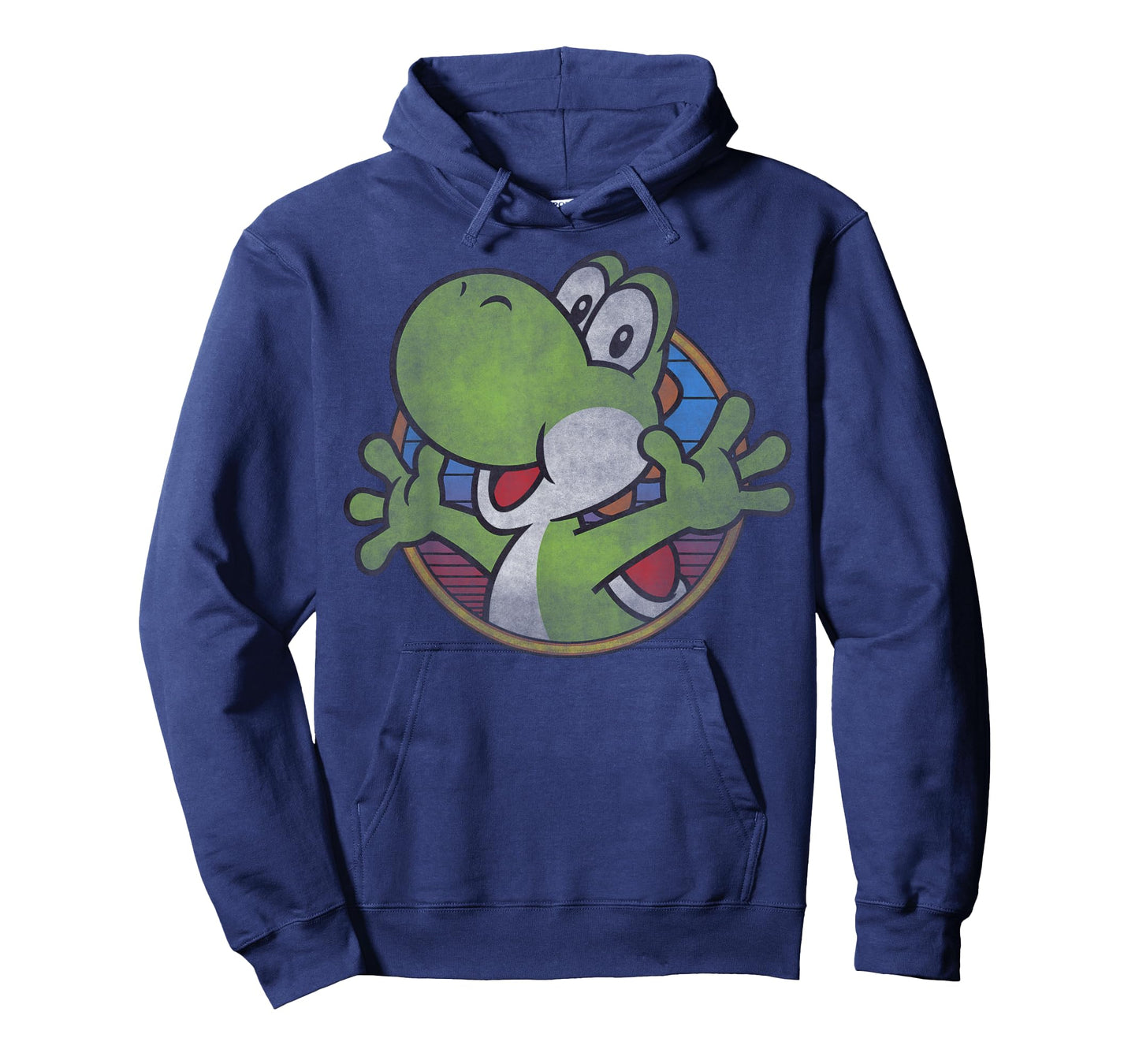 Super Mario Yoshi Color Fade Circle Logo T-Shirt