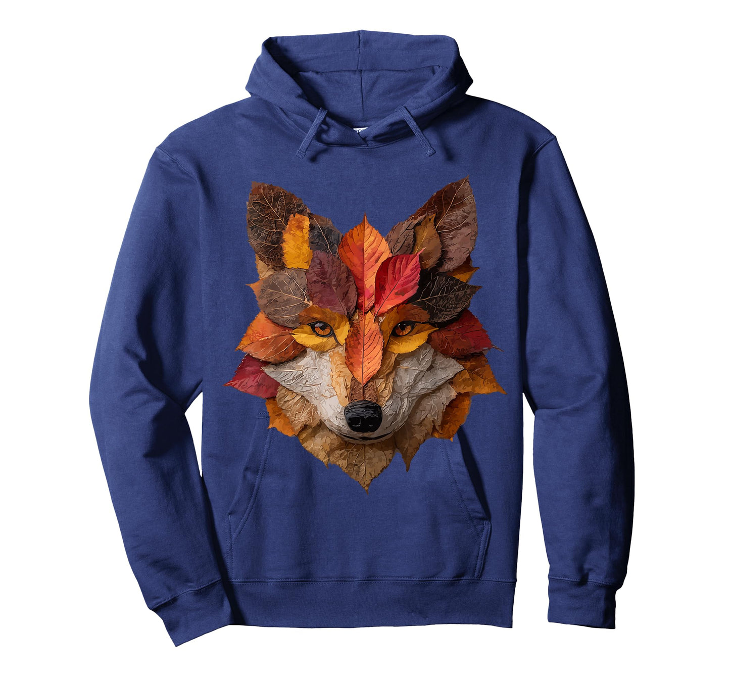 Wolf Autumn Leaves Artistic Animal Art Leaf Fall Aesthetic T-Shirt