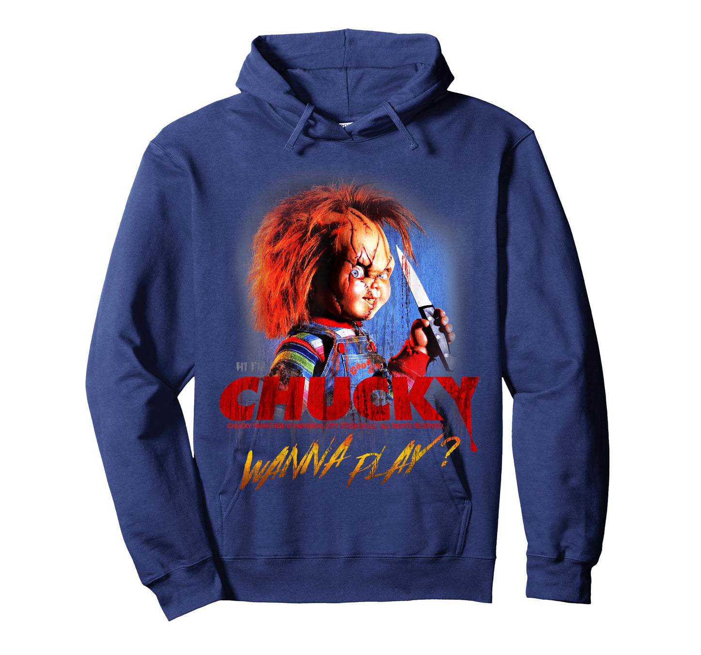 Chucky Halloween Design Wanna Play T-Shirt