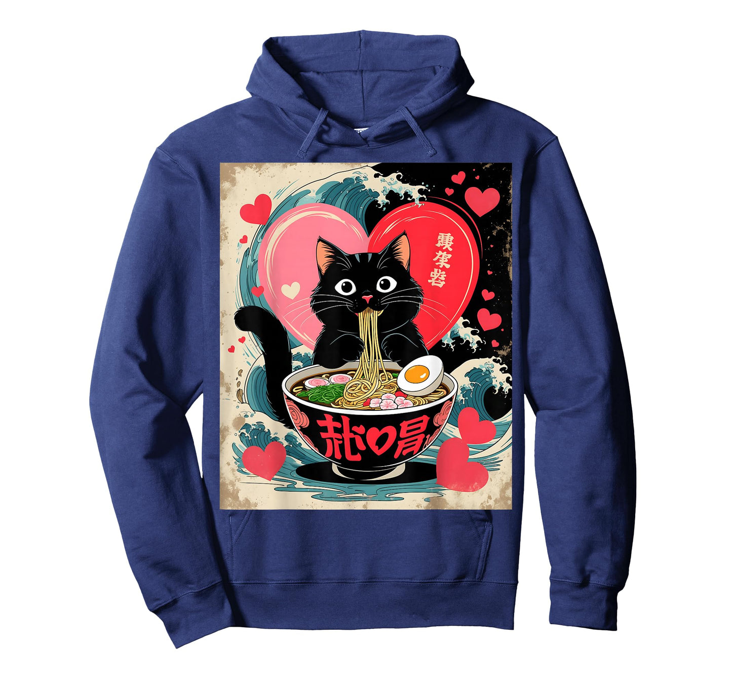 Kawaii Anime Cat Ramen Japanese Graphic Tees Men Women Teens T-Shirt