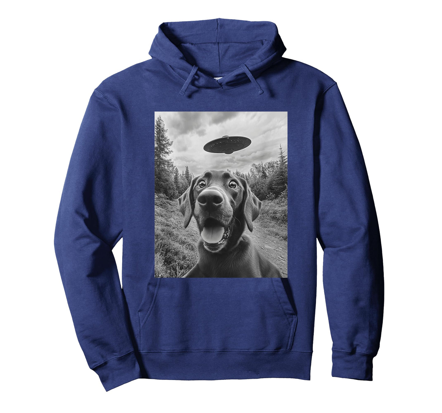 Labrador UFO Meme - Funny Labrador Selfie with UFO T-Shirt
