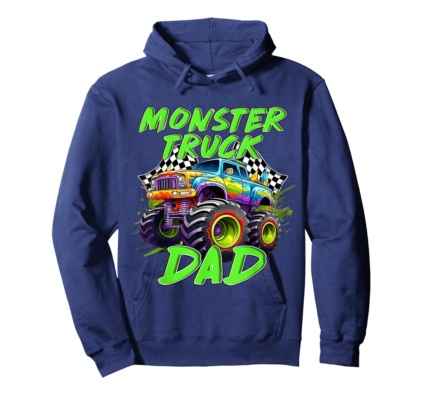 Monster Truck Dad Family Matching Birthday Party Fathers Day T-Shirt
