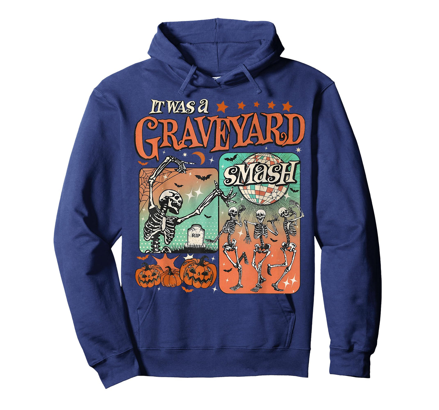 It Was A Graveyard Smash Halloween Skeleton Dancing Spooky T-Shirt