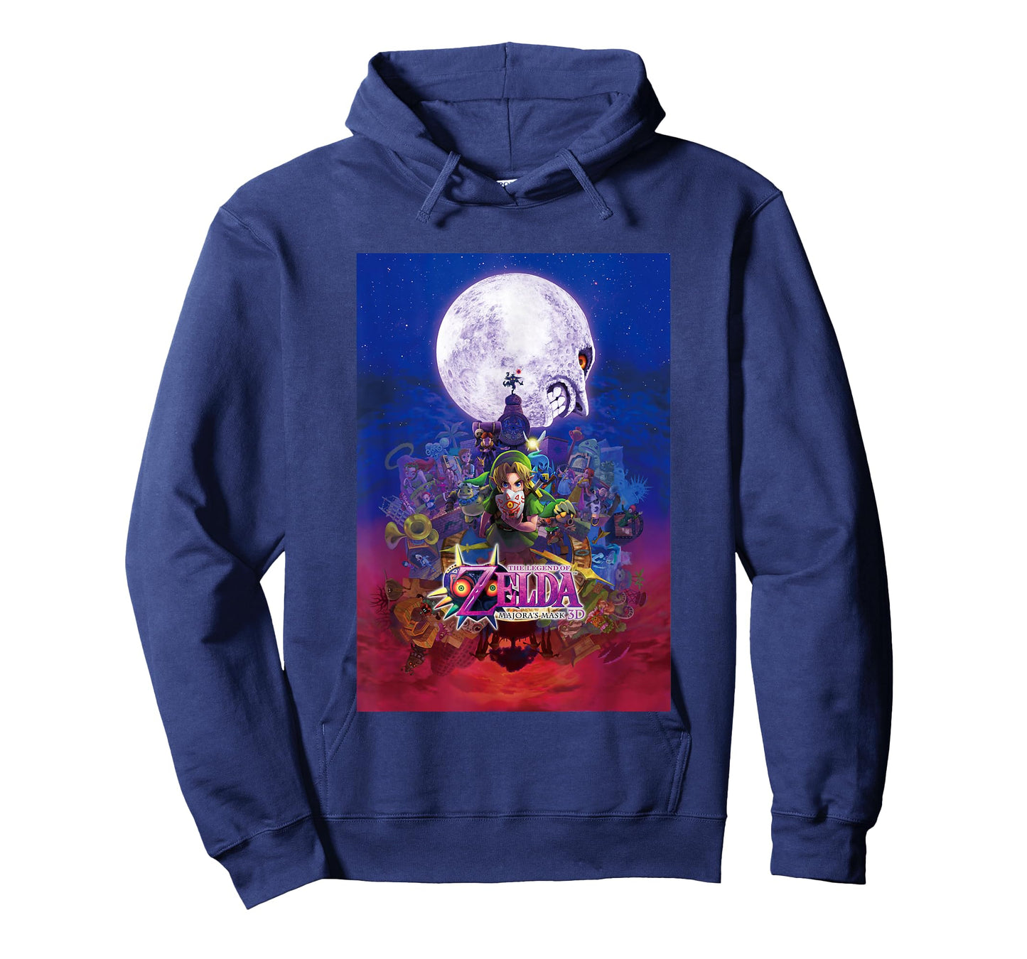 The Legend of Zelda Majora's Mask Gradient Distressed Poster T-Shirt