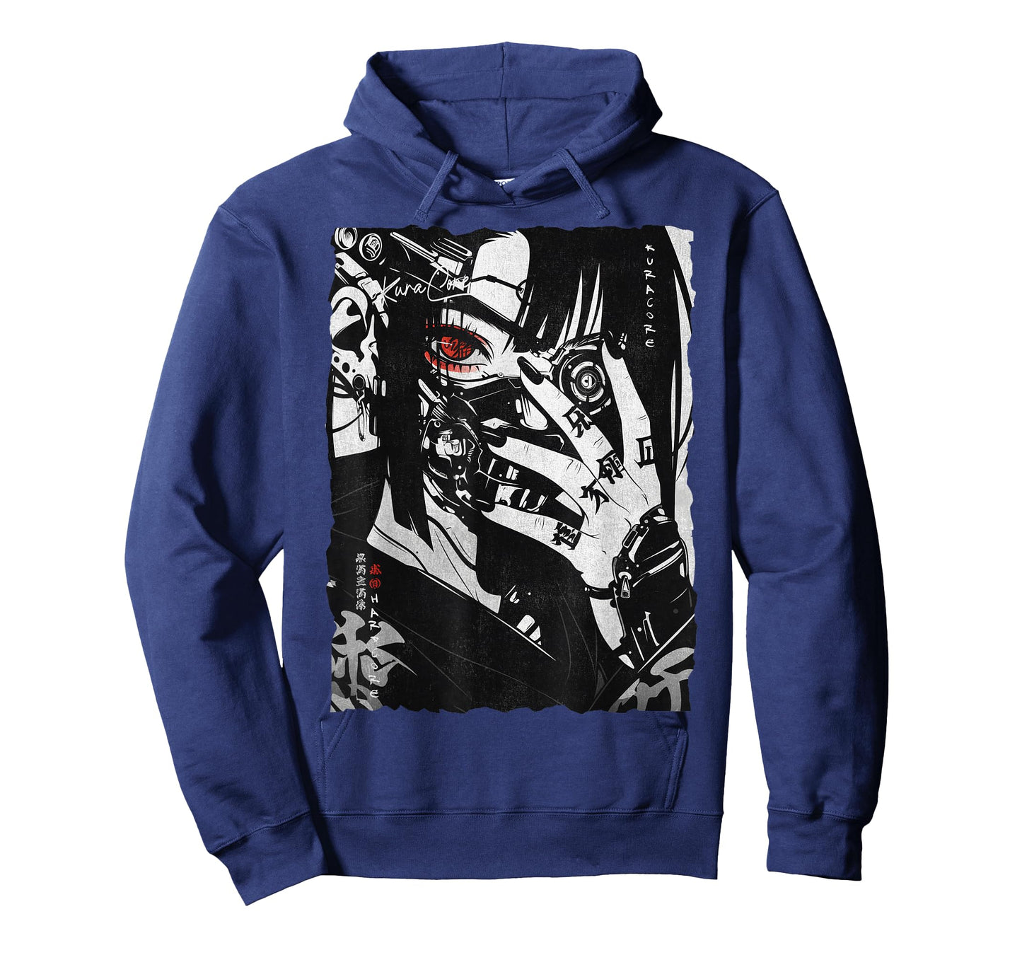 Japanese Streetwear Cyberpunk Y2K Techwear Retro Manga Anime T-Shirt