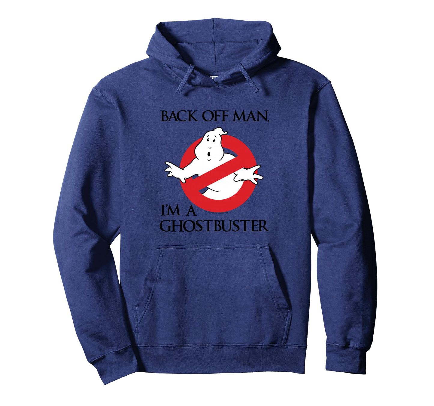 Ghostbusters Back Off Man, I'm a Ghostbuster Black Text Long Sleeve T-Shirt
