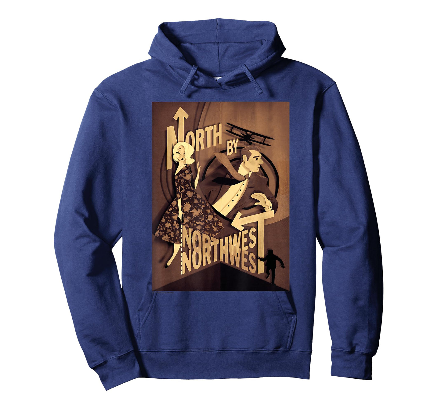 WB100 North by Northwest Sepia Tone Fine Art Poster T-Shirt