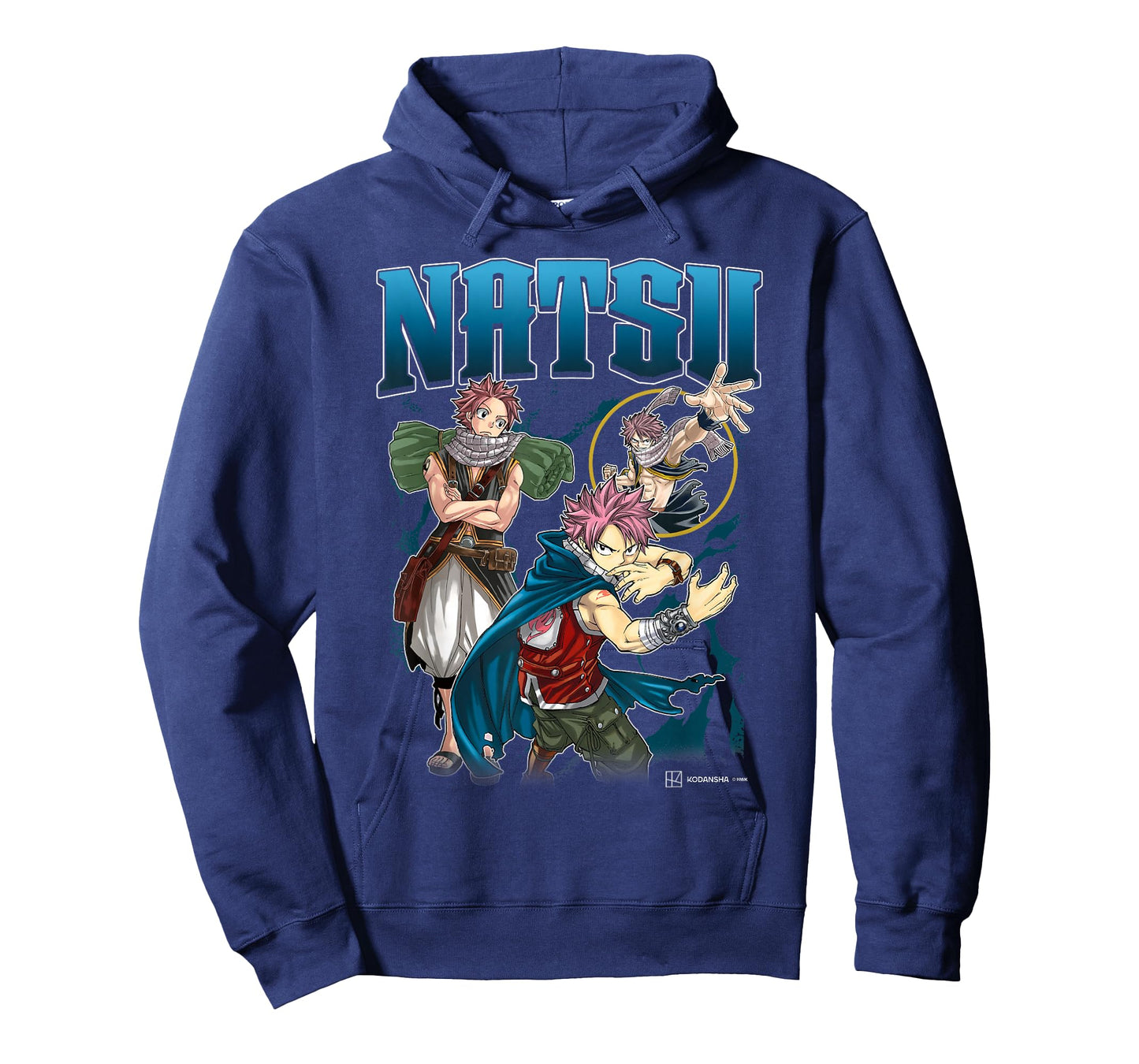Fairy Tail Natsu Dragneel Multi Pose Distressed Showcase T-Shirt