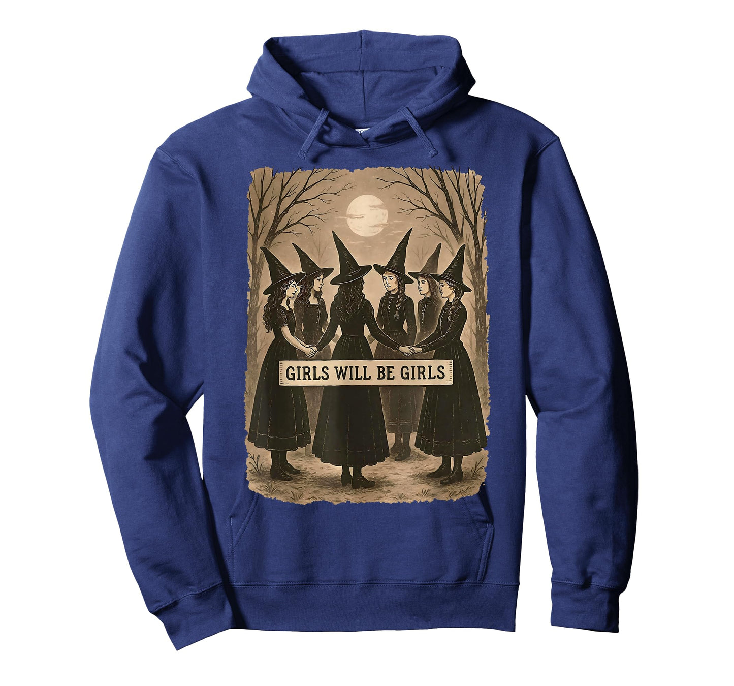 Girl Will Be Girls Witch Witchy Spooky Season Halloween T-Shirt