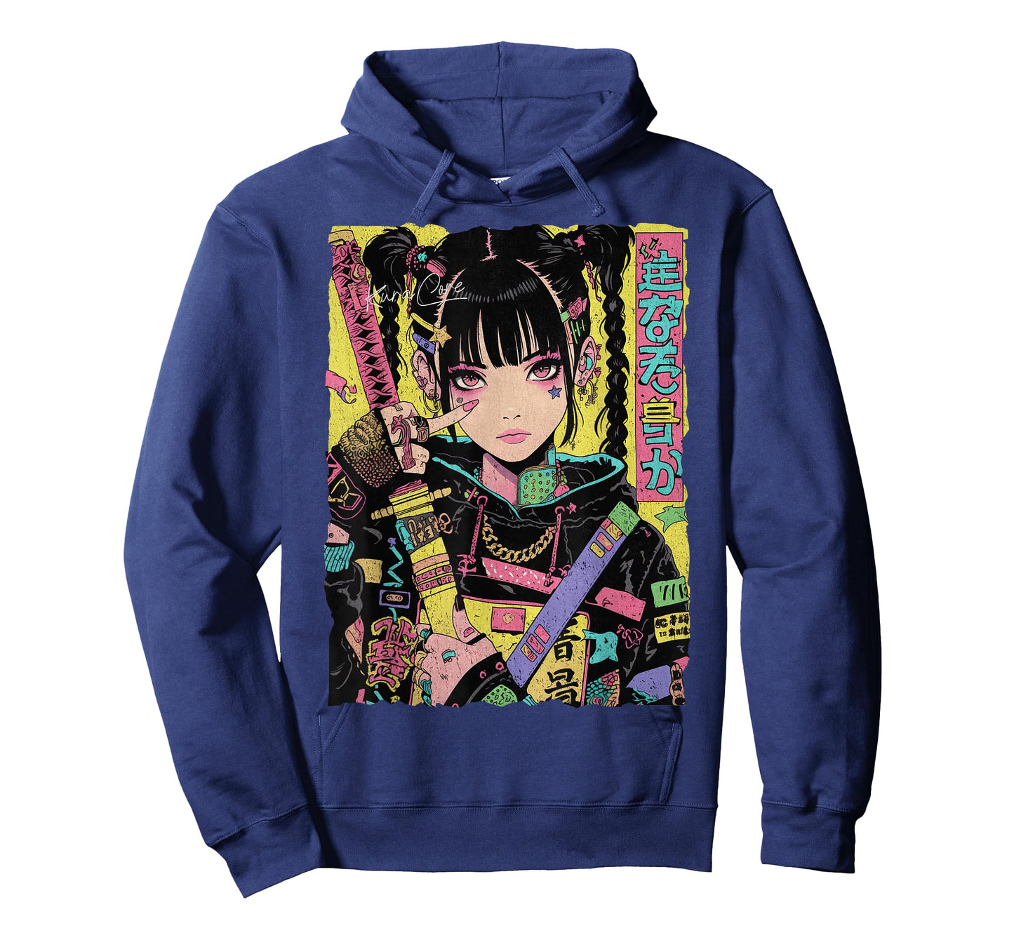 Japan Streetwear Cyberpunk Y2K Hip Hop Techwear Manga Anime T-Shirt