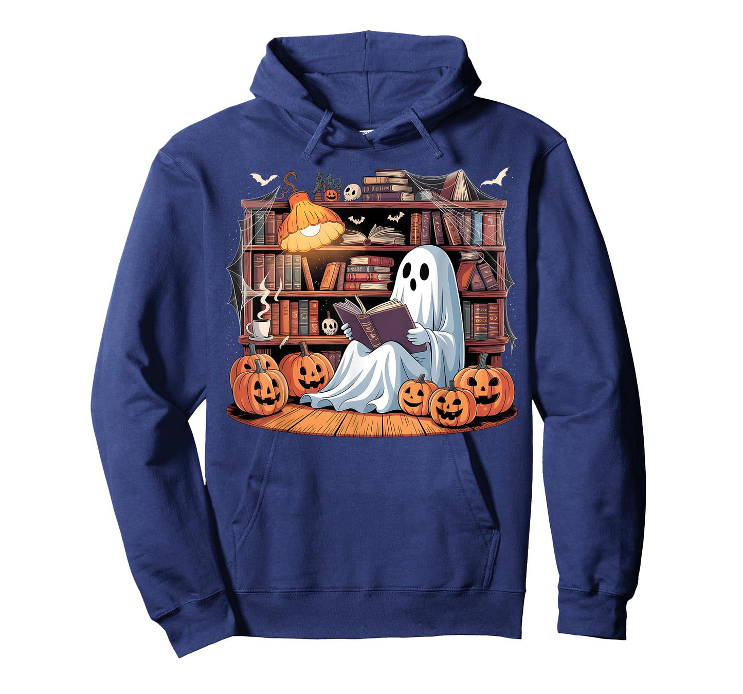 Funny Ghost Book Reading Halloween Books Lover Teacher T-Shirt