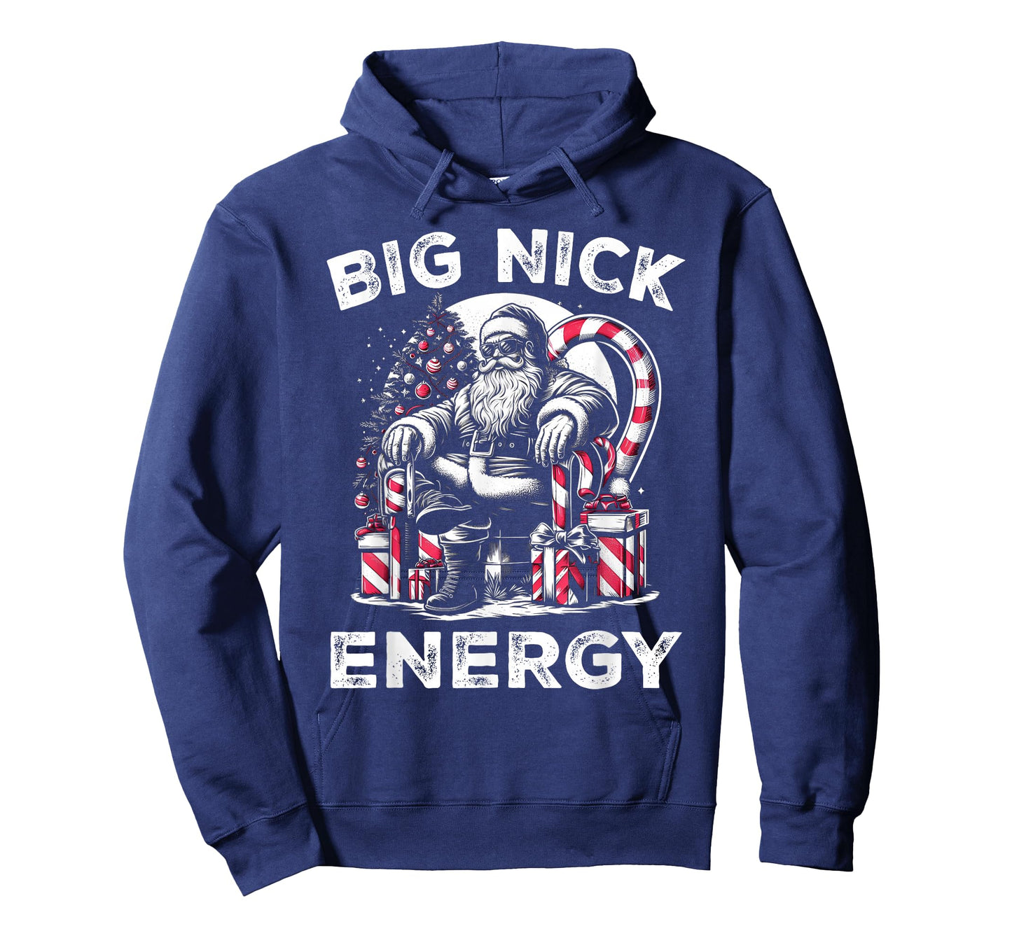 Big Nick Energy Funny Santa Claus Christmas Men Women Kids T-Shirt