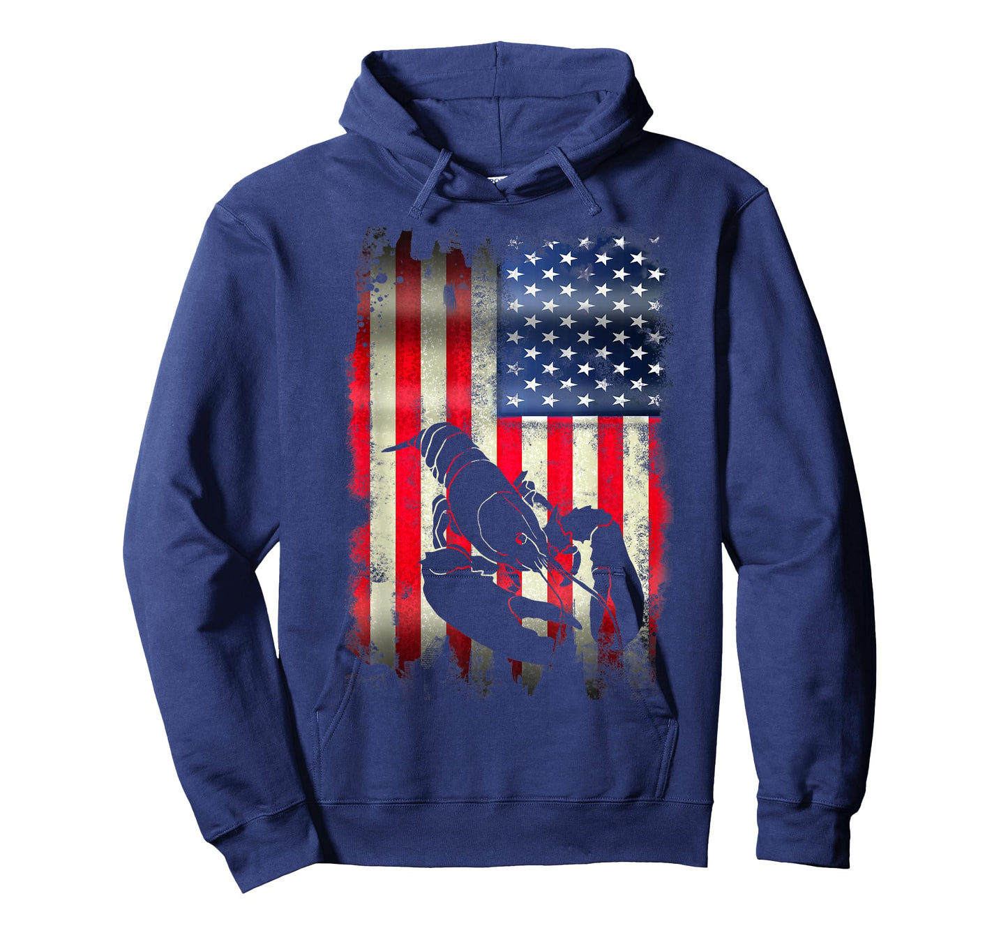 Lobster USA American Flag 4th of July Patriotic Merica T-Shirt
