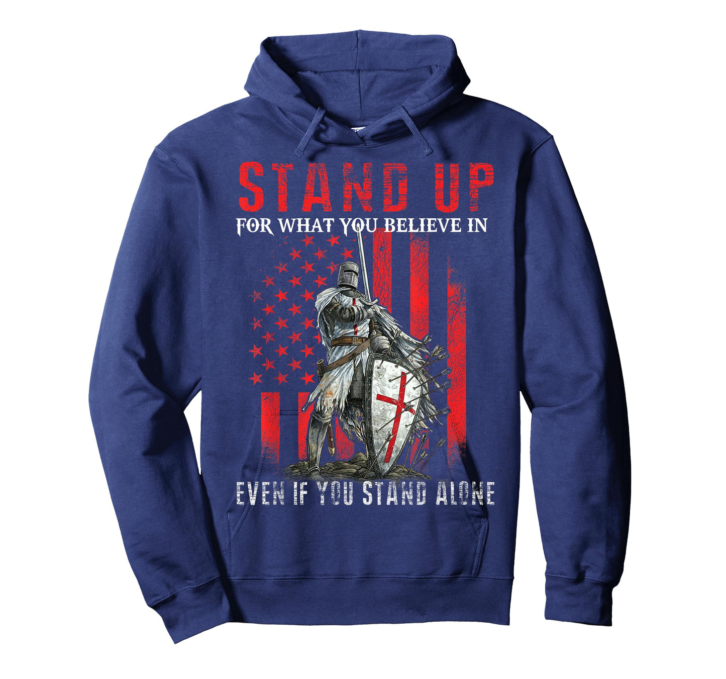 Knight Templar American Flag-Knight Templar Gift T-Shirt for Women Kids Men